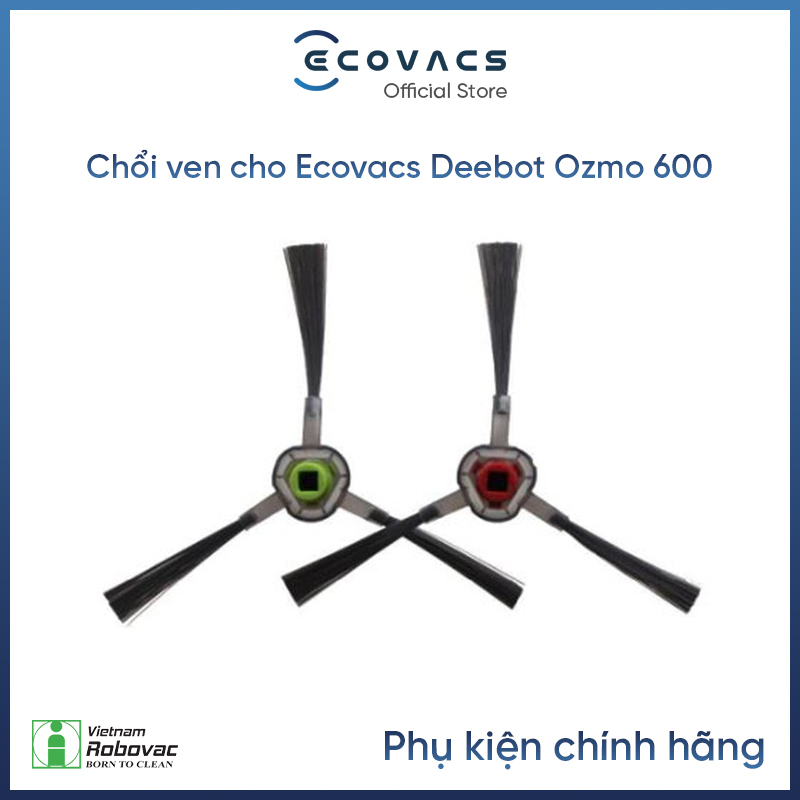 Cặp chổi ven ecovacs SLIM 11, 930, OZMO 600, 610_Hàng chính hãng