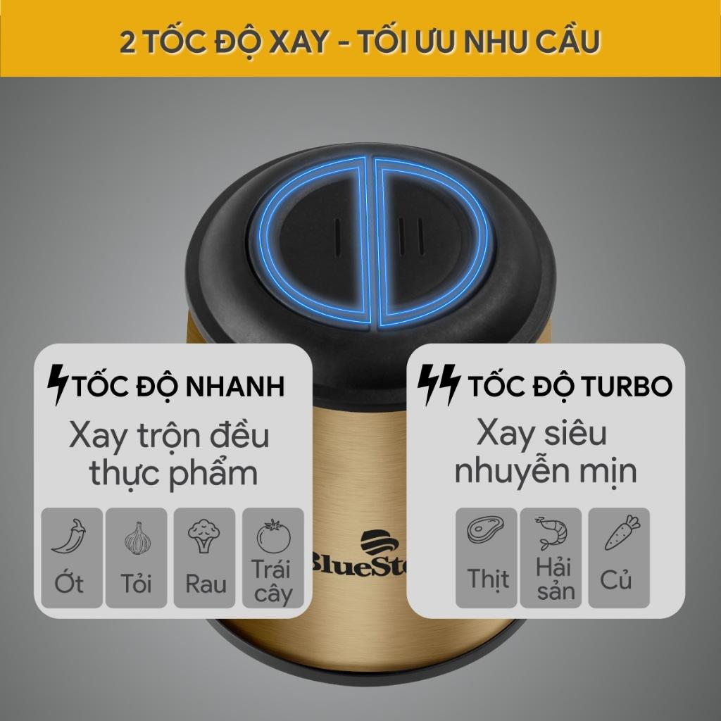 Máy Xay Thịt Bluestone 2.0Lit CHB-5148, 350W-Cối Thủy Tinh , Hàng Chính Hãng
