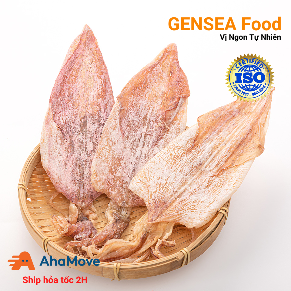 Mực Khô Câu Phú Quý GENSEA Food G1016 Thượng Hạng Không Chất Bảo Quản Ngọt Tự Nhiên
