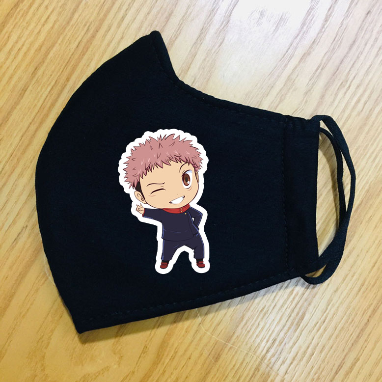 Khẩu trang Jujutsu Kaisen set 2 cái nhiều mẫu