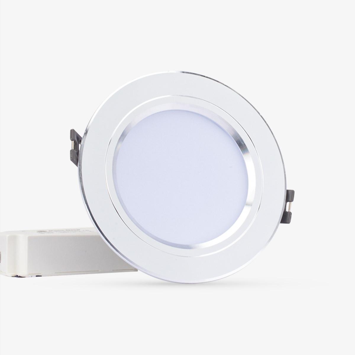 Đèn Led Âm Trần Rạng Đông AT10 3W, 5W, 7W, 9W, 12W  Đèn downlight, đèn Downlight đổi màu - 3W lỗ trần 60