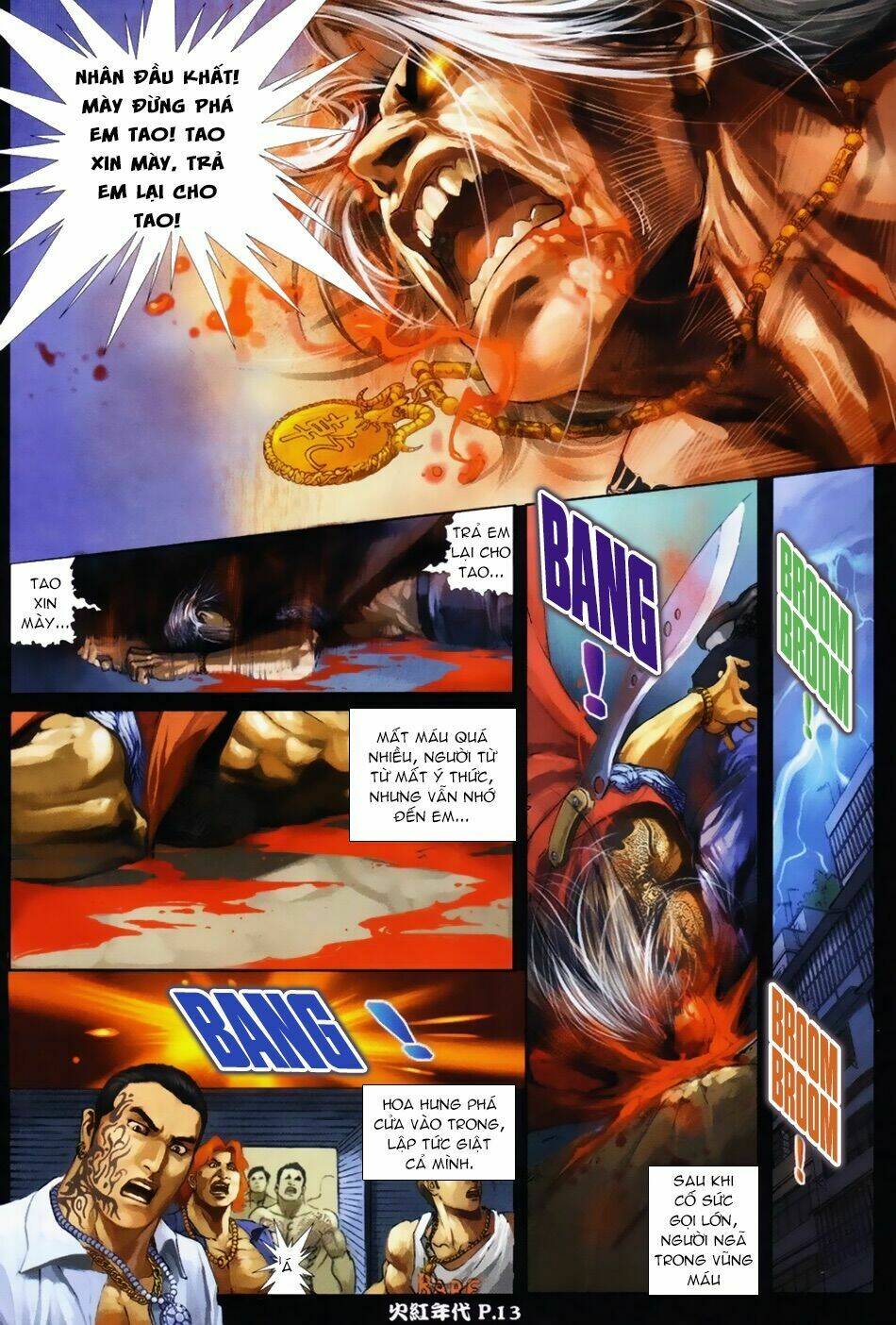 hỏa hồng niên đại hắc cốt đường chapter 17 11