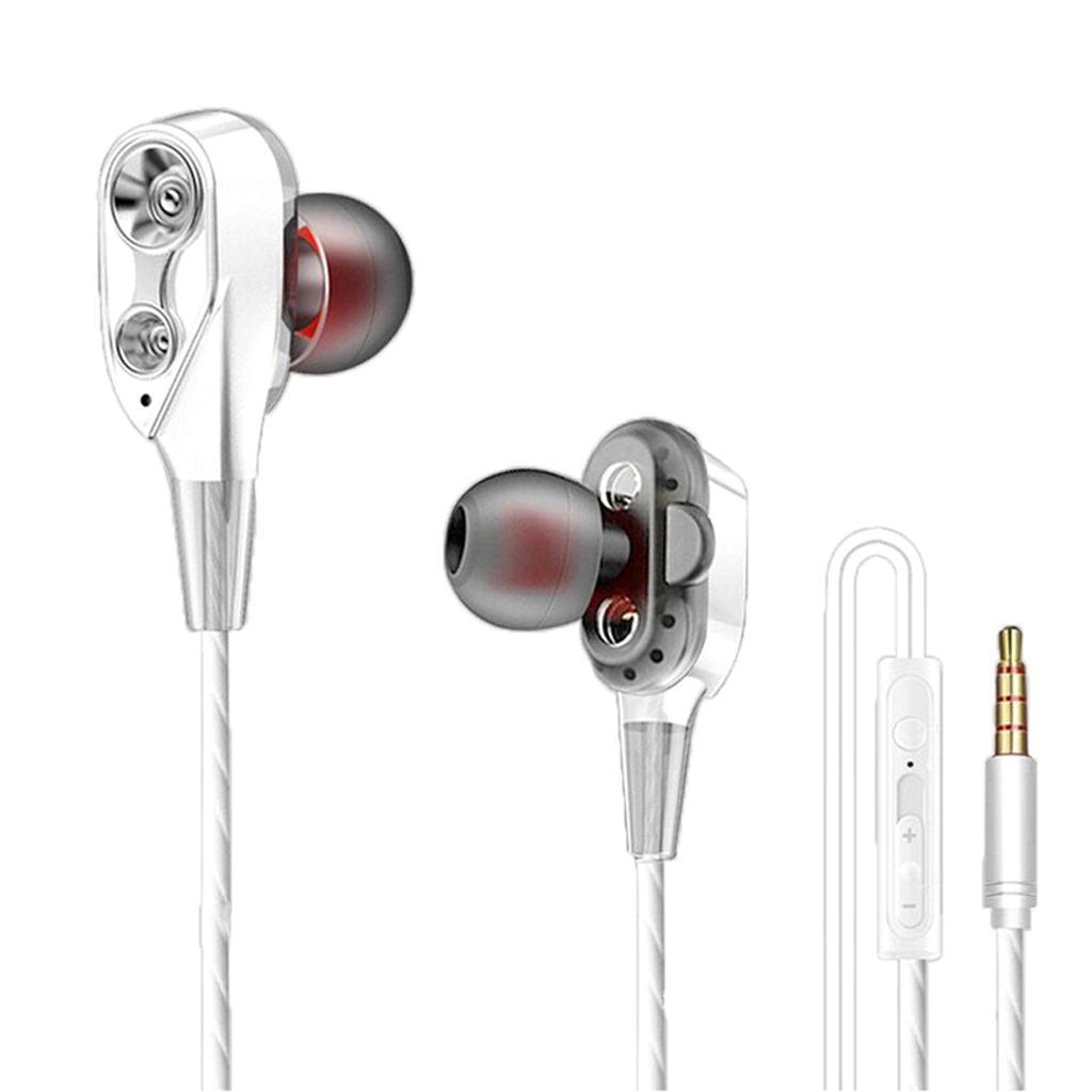 EarPhone In Ear Stereo Headset Headphone  Universal 3.5mm White