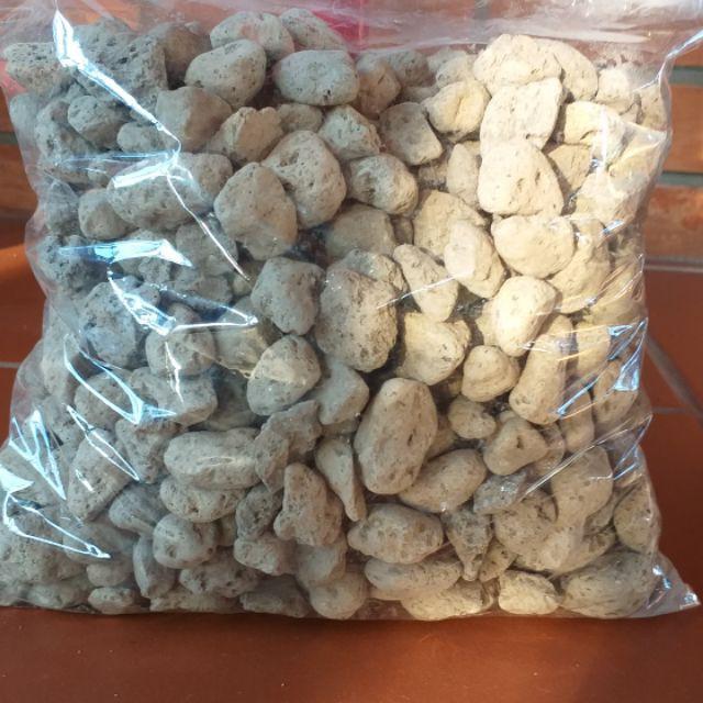 Đá bọt Pumice/ Đá núi lửa túi 1kg