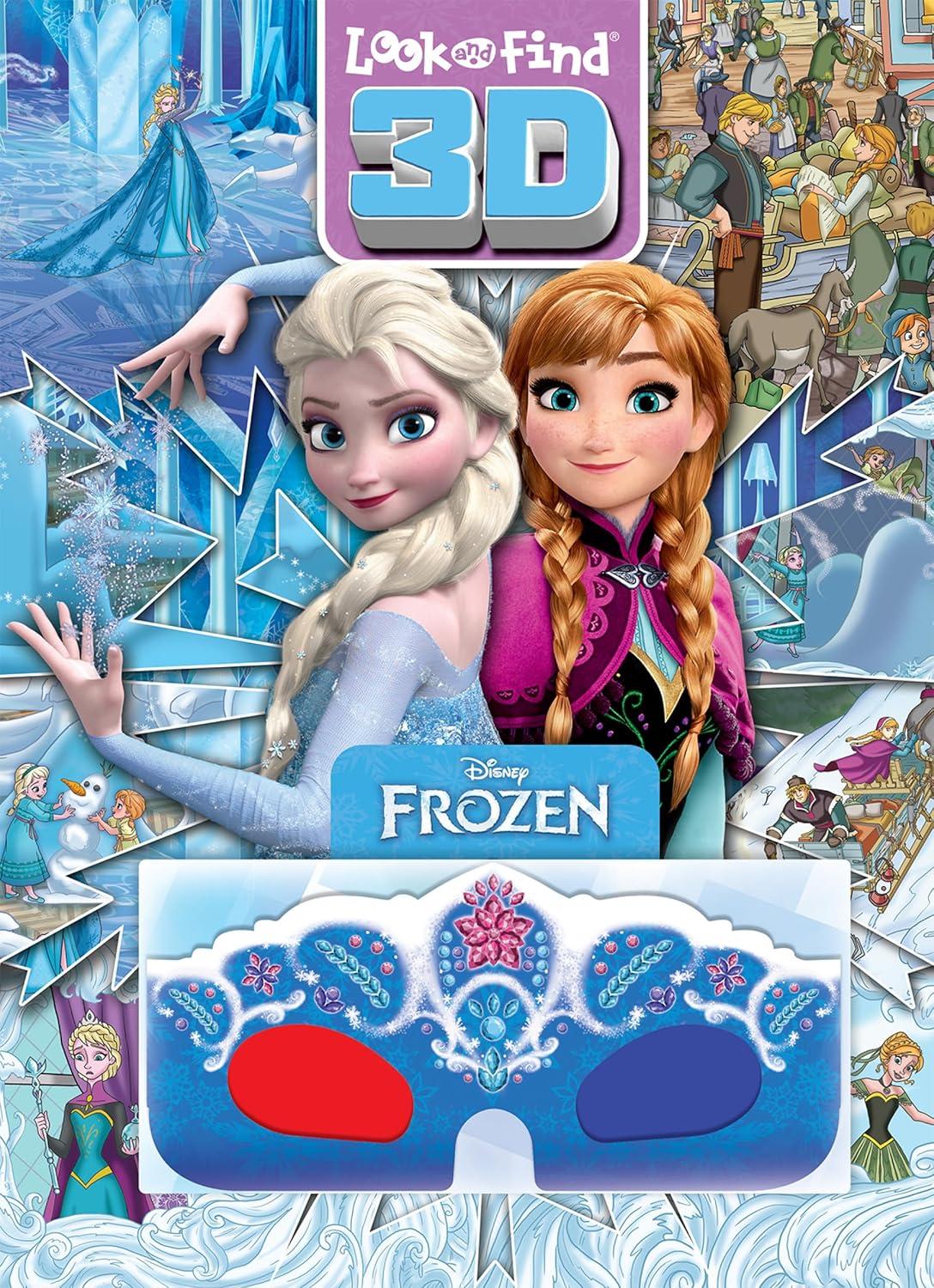 Sách ngoại văn: 3D Look And Find - Disney Frozen