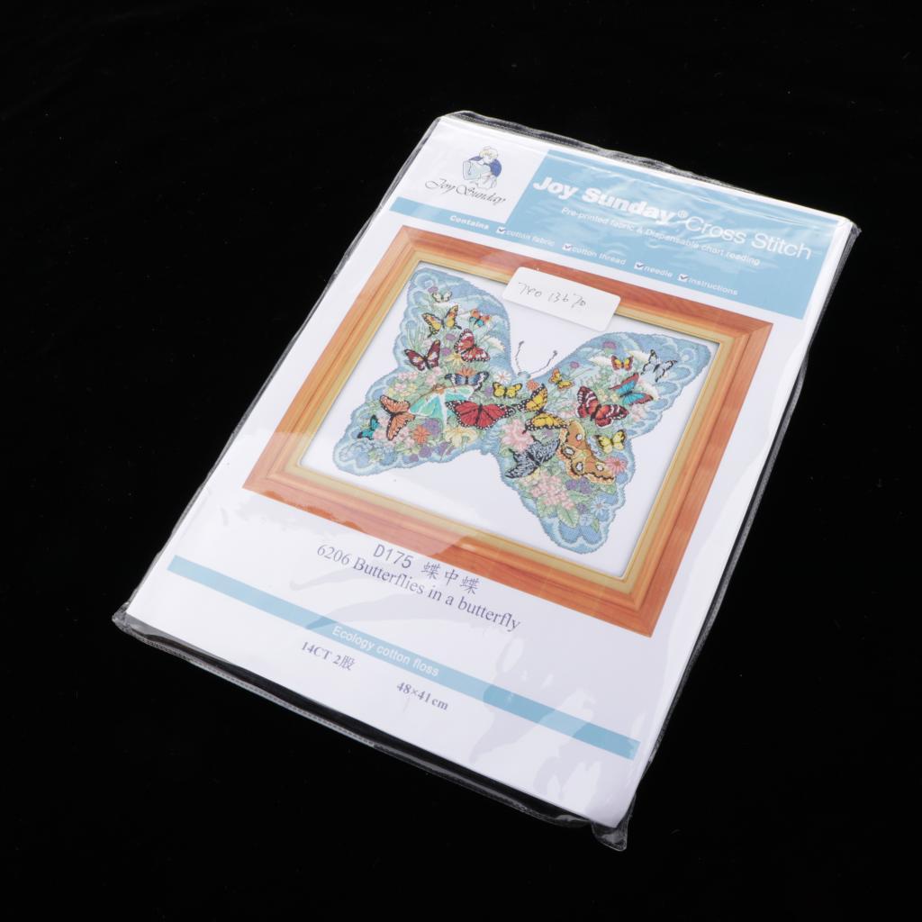 Cross Stitch Kit Embroidery Design Embroidery Pattern Preprinted Embroidery, Incl. English Manual For Children \u0026 Adults