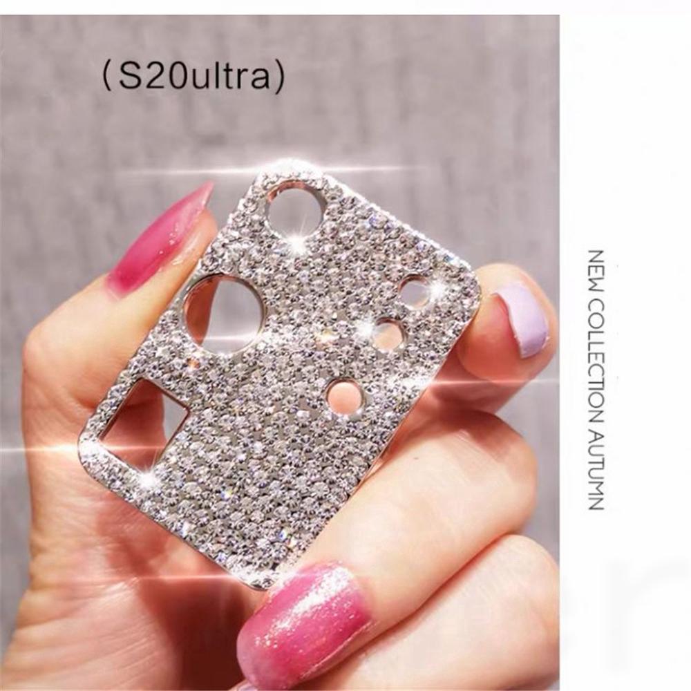 Ốp kính cường lực chất lượng cao bảo vệ camera cho điện thoại Samsung S21 Ultra/S20 Note 20 Ultra Plus CaseBling diamond camera lens protector