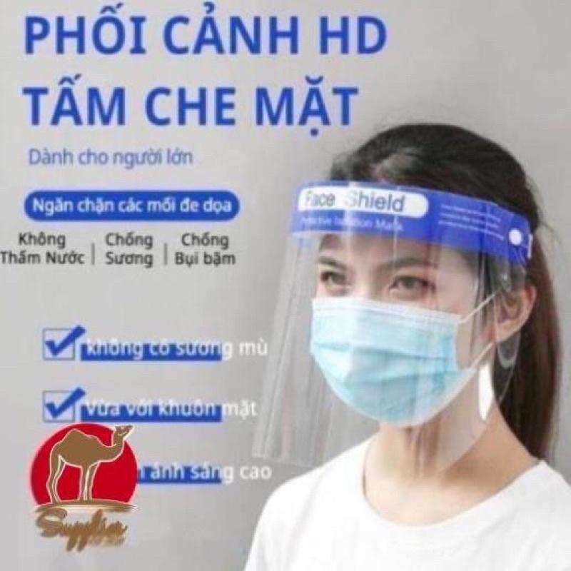 Kính che mặt trong suốt, kính bảo hộ chống bụi mịn và giọt bắn hiệu quả Face Shield