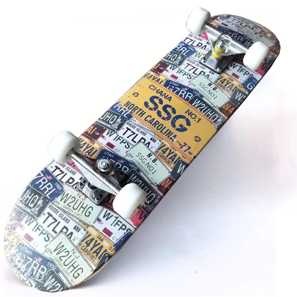 Ván Trượt Người Lớn Skateboard Thể Thao Chất Liệu Gỗ Phong Ép Cao Cấp 7 Lớp Mặt Nhám