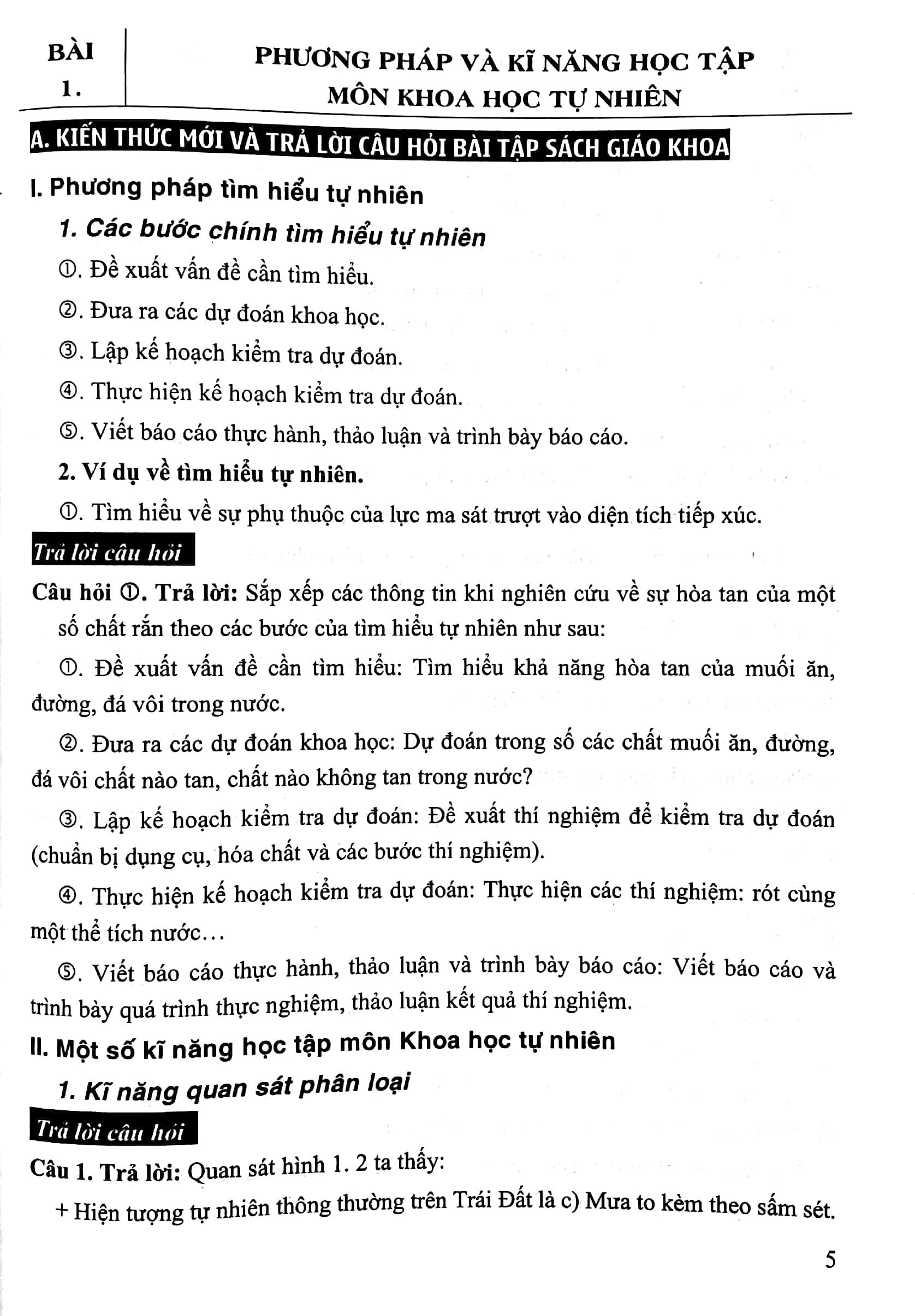 Hướng Dẫn Trả Lời Câu Hỏi Và Bài Tập Vật Lí 7