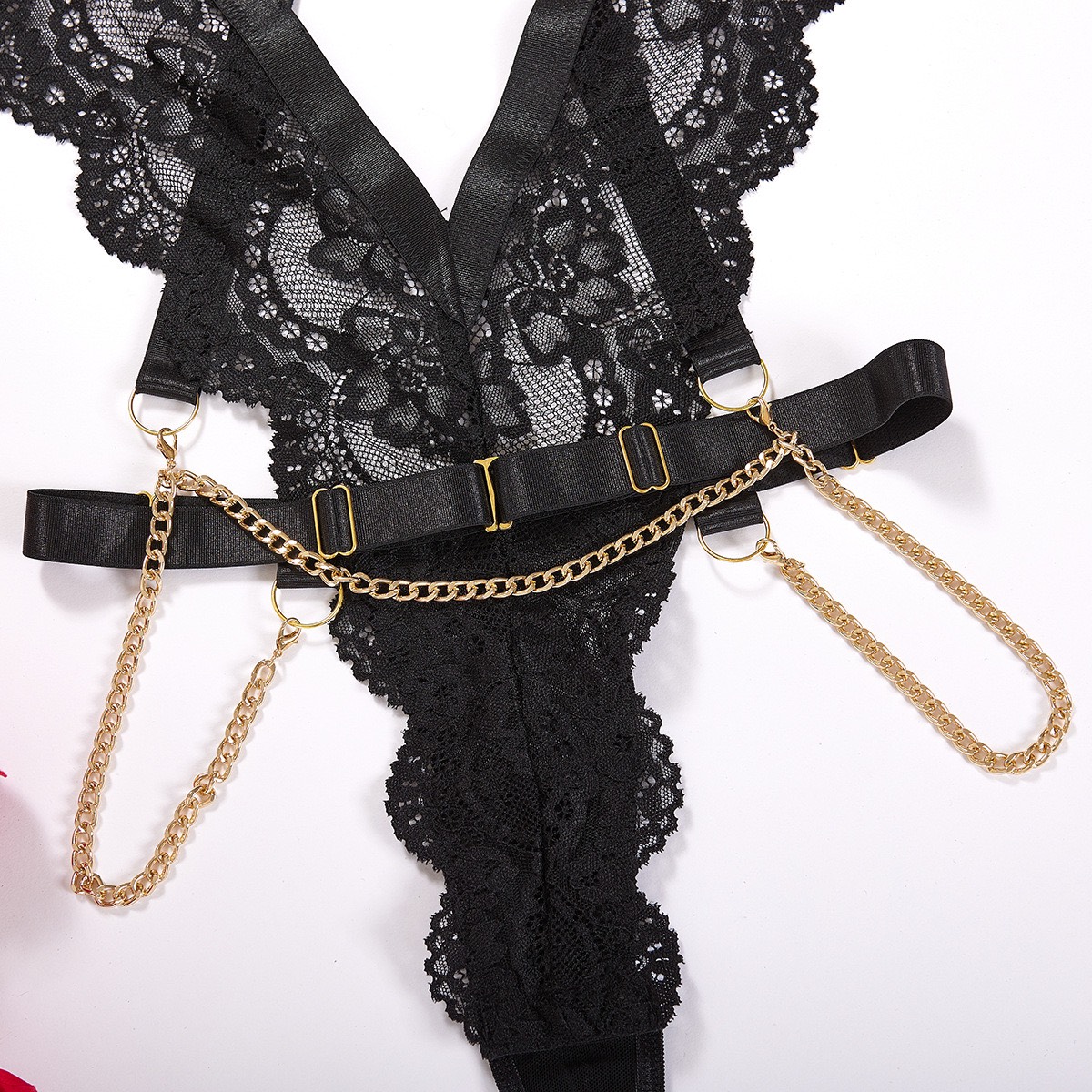 Bộ Bodysuit Ren Cá tính - B.Lingerie
