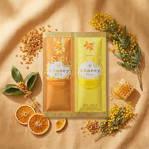 Gói dầu gội và xả dưỡng ẩm hương hoa &amp;Honey Fleur Shampoo/Treatment (10ml) - Hàng chính hãng