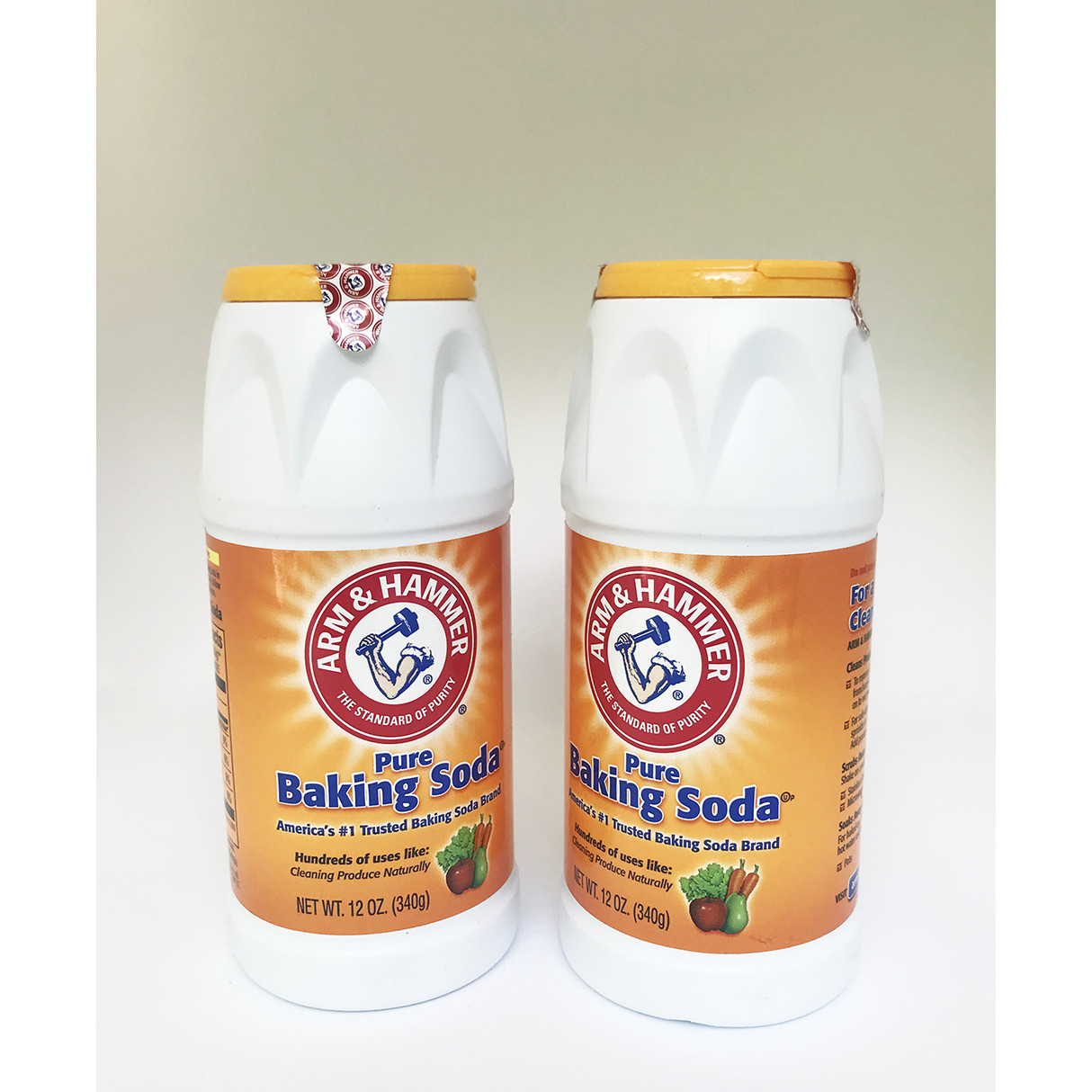 Combo 2 chai Baking Soda rửa rau củ quả Arm &amp; Hammer Mỹ 340gr