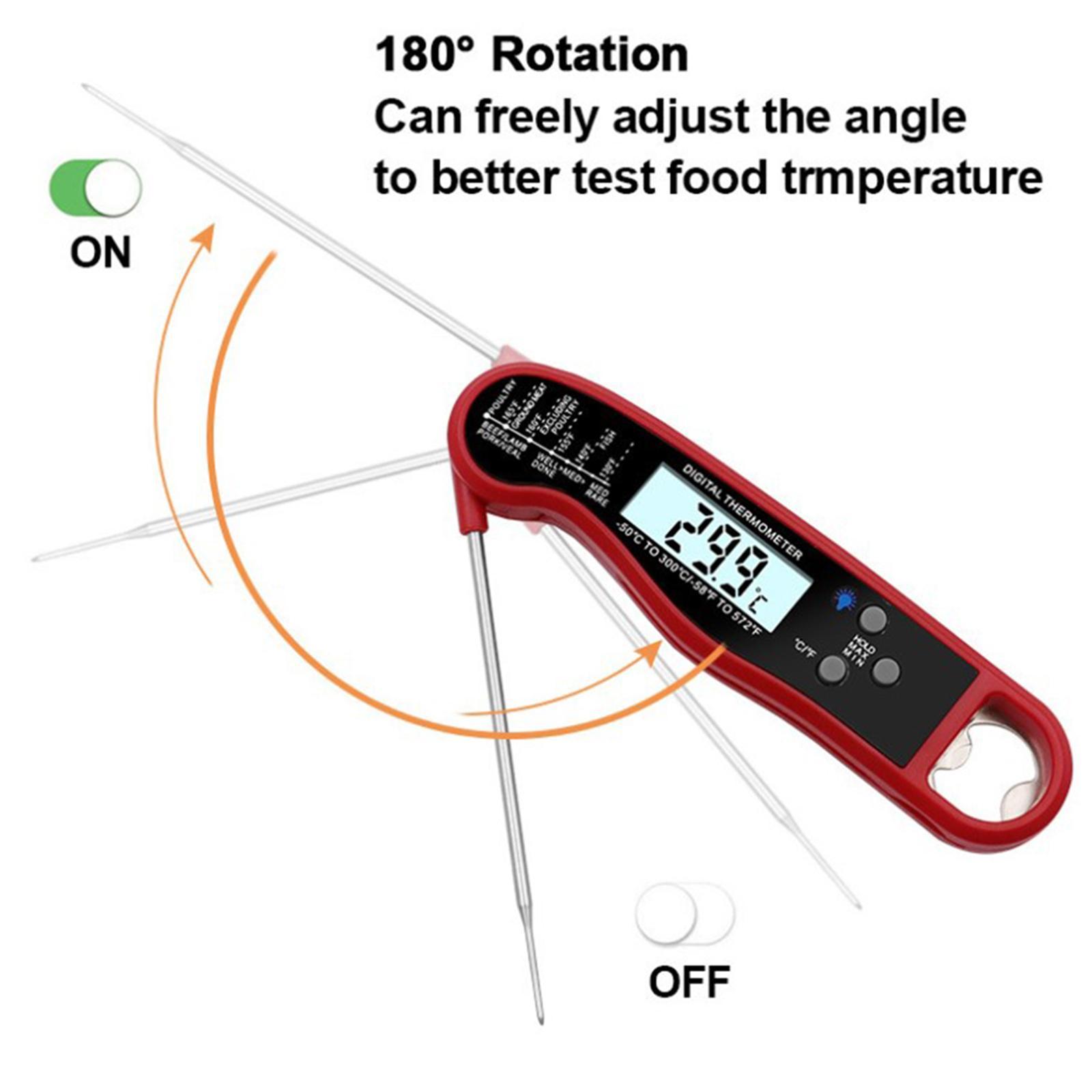 Meat Thermometer Temperature Food Probe Instant Read Digital Food Probe
