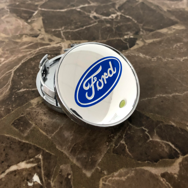 Logo chụp mâm bánh xe ô tô Ford đường kính 60mm