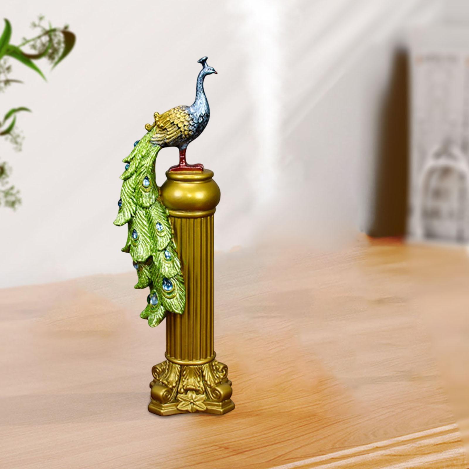 Animal Statue Figurine Sculpture Miniature Ornament for Cabinet Decor