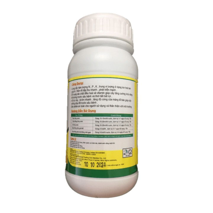 Dung dịch trồng cây Thủy canh - Thủy sinh Super BIO GOLD chai 100ml - 1000ml