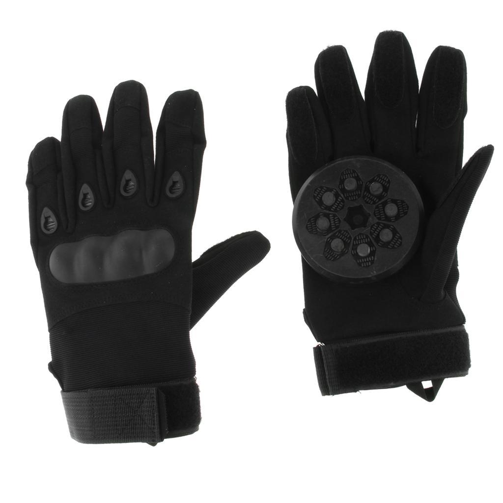 Protective Slide Gloves for Skateboard & Longboard, Can Come Out Flames