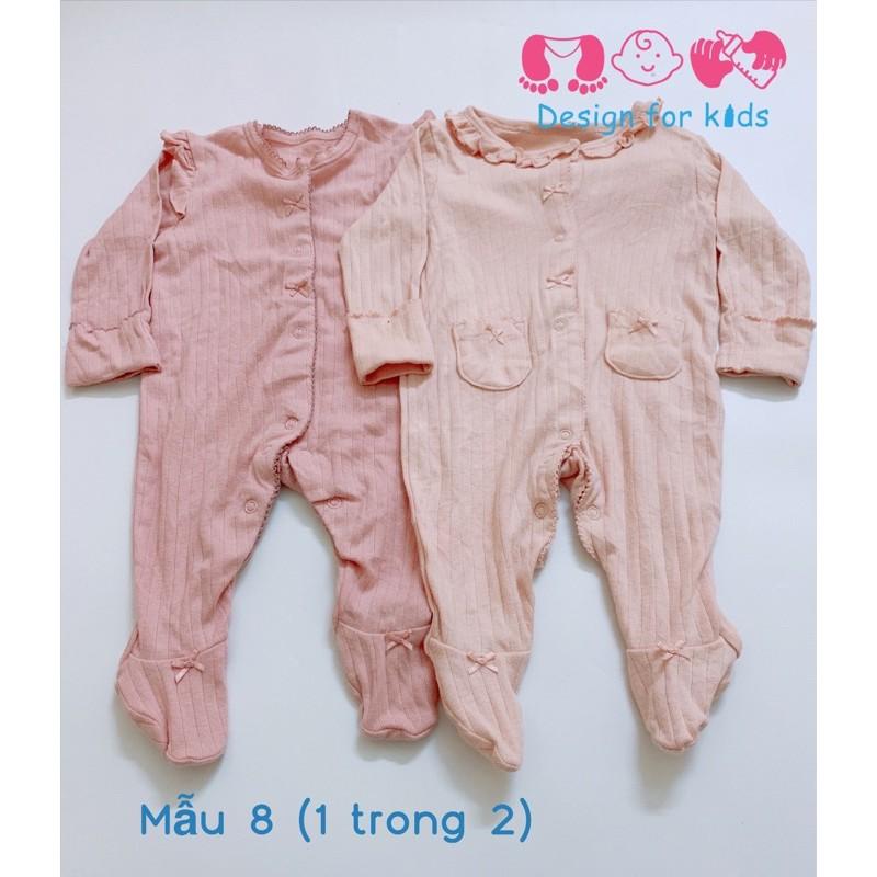 (Chọn mẫu) Sleepsuit bộ body dài tay cho bé trai và bé gái