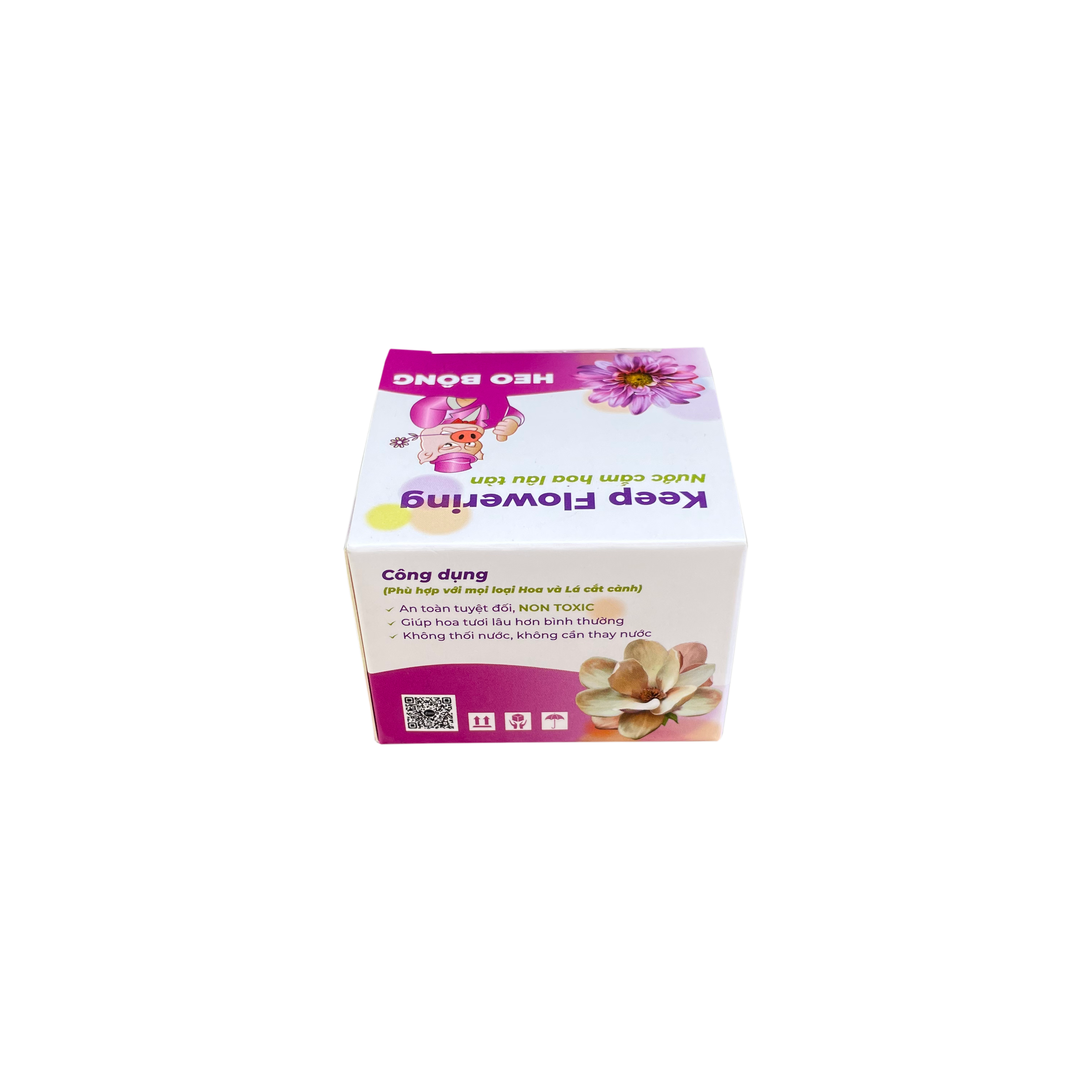 Nước cắm hoa lâu tàn Keep Flowering - An toàn tuyệt đối - 1 Ống pha 1L