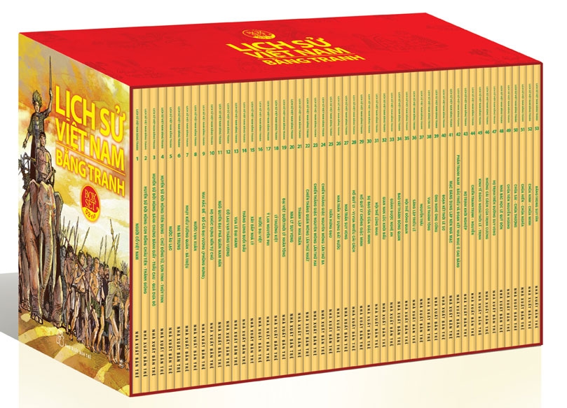 BOXSET LỊCH SỬ VIỆT NAM BẰNG TRANH - BOXSET 53 TẬP