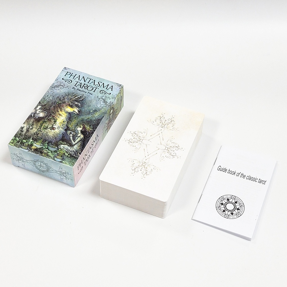Bộ Bài The Phantasma Tarot 78 Lá Bài 7x12 Cm Tặng Đá Thanh Tẩy