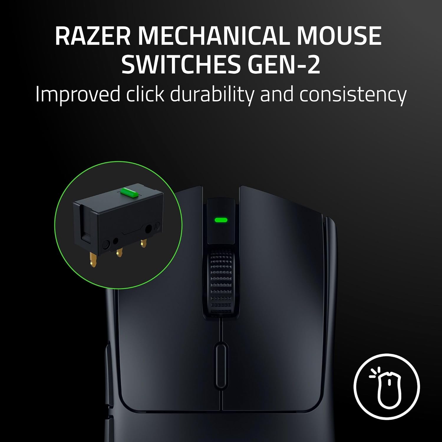 Chuột không dây Razer Viper V3 Hyperspeed - Wireless Esports Gaming Mouse_Mới, hàng chính hãng