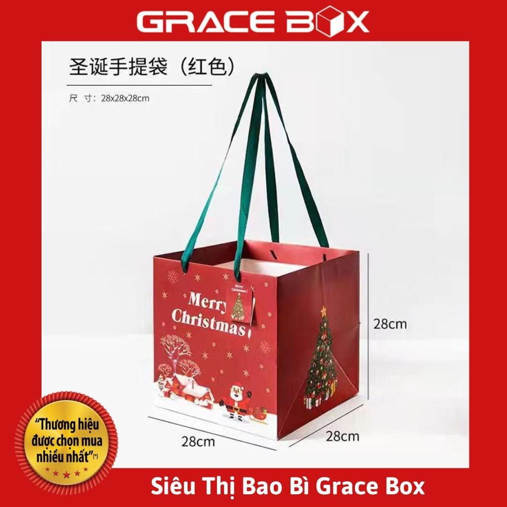 Túi Giấy Quà Tặng Giáng Sinh Hàng Cao Cấp - Merry Christmas - Siêu Thị Bao Bì Grace Box