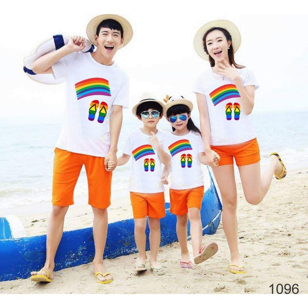 { hình ảnh thật }quần áo đồng phục đôi dép nhóm - gia đình team du lịch biển -giá rẻ vô địch