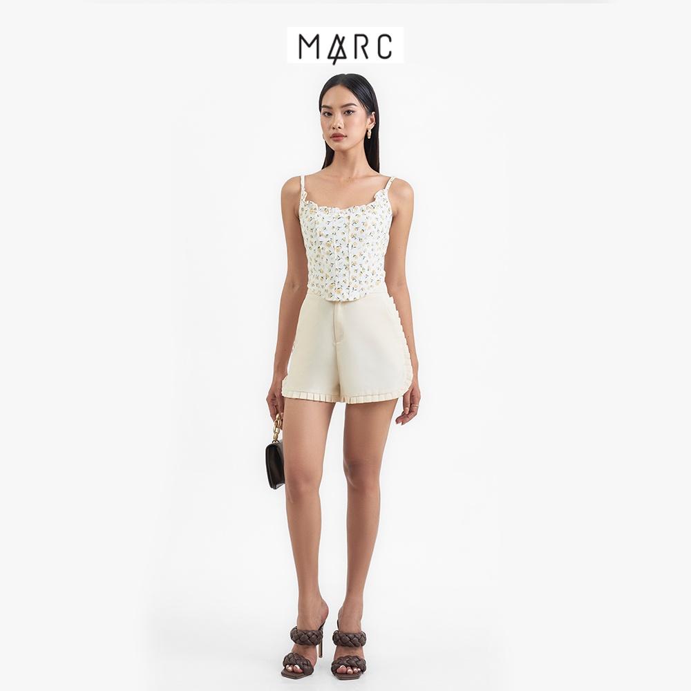 Áo 2 dây nữ MARC FASHION croset bèo cổ dây kéo sau FAVH110422