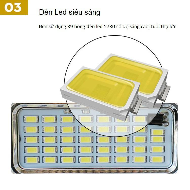 Đèn Led Siêu Sáng Kiêm Sạc Dự Phòng W726 ( CHỐNG NƯỚC IP67 )