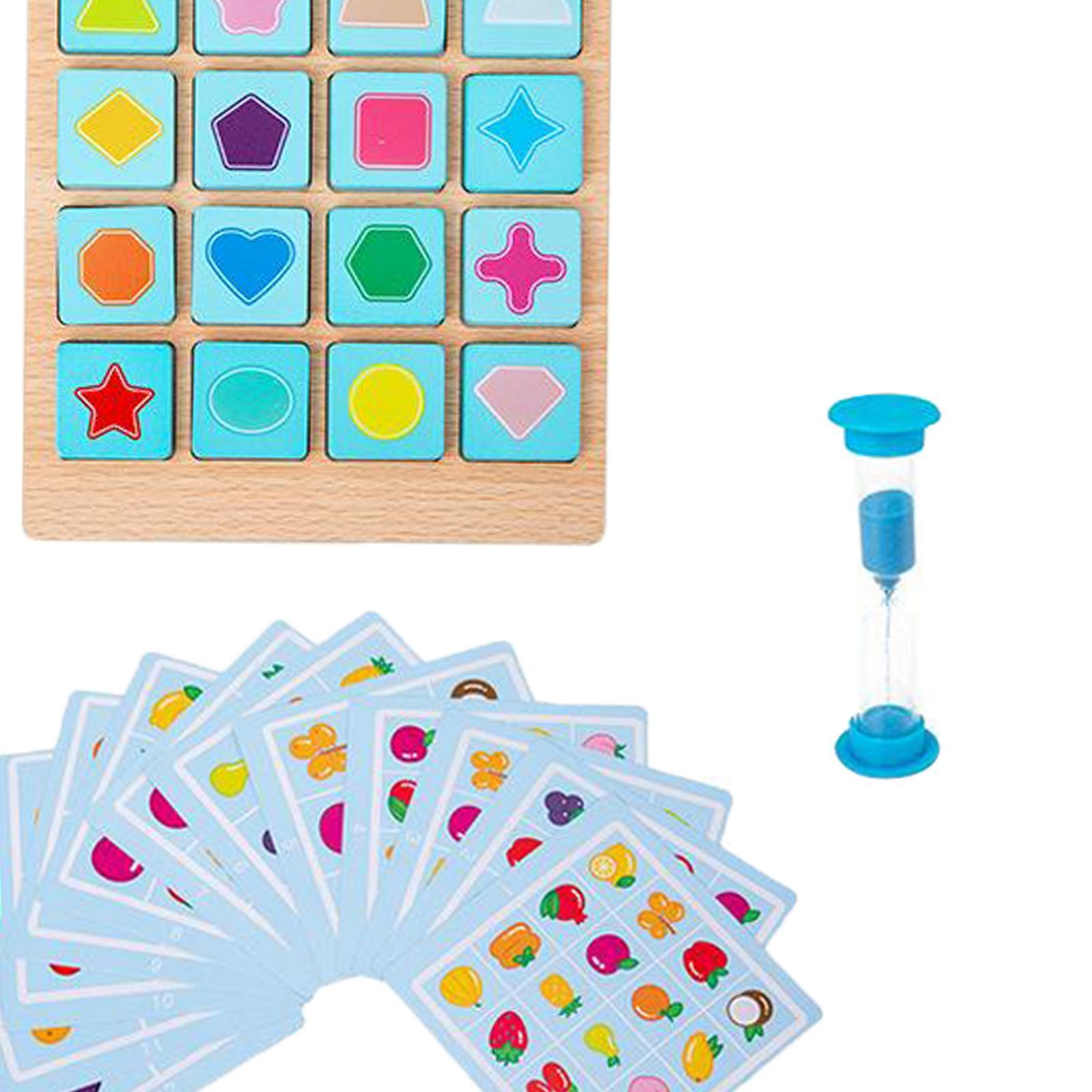 Wooden Memory Chess Game Kid Educational Intelligent Game Toy