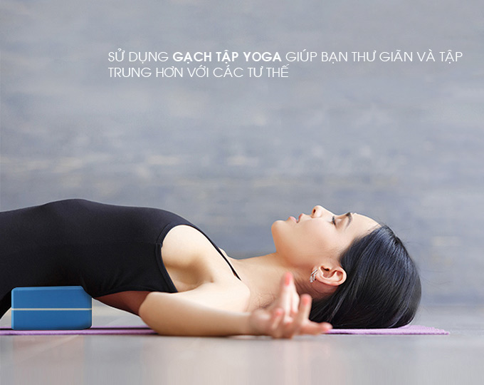 Combo Thảm Yoga TPE 2 Lớp 6mm, 2 Gạch Tập Yoga - YOGA QG, Thảm Chống Trơn Trượt, Thấm Hút Mồ Hôi, Mềm Mại, Không Gây Kích Ứng; Gạch Nhẹ, Có Độ Nén Cao, Chịu Lực Tốt - Hàng chính hãng