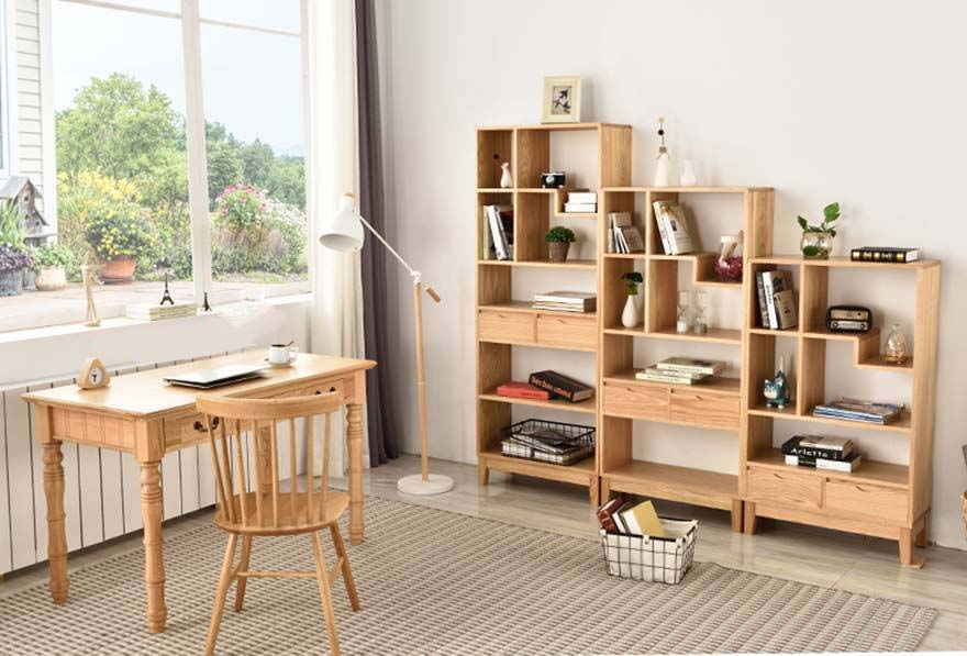 Giá sách, giá đựng tài liệu gỗ công nghiệp