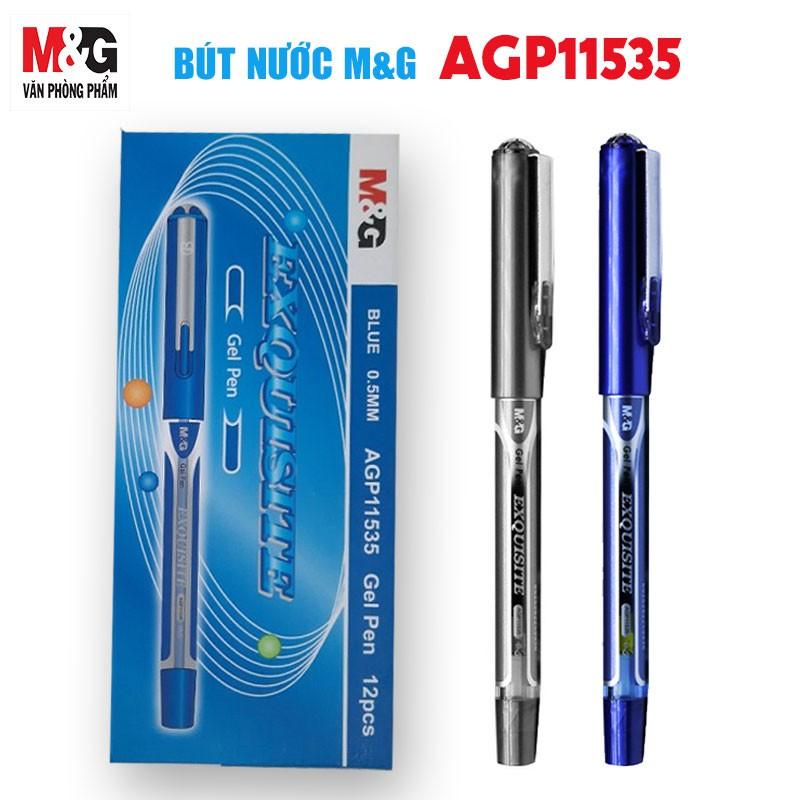 Bút nước M&G Exquiste AGP11535 ngòi 0.5mm mực xanh, đen