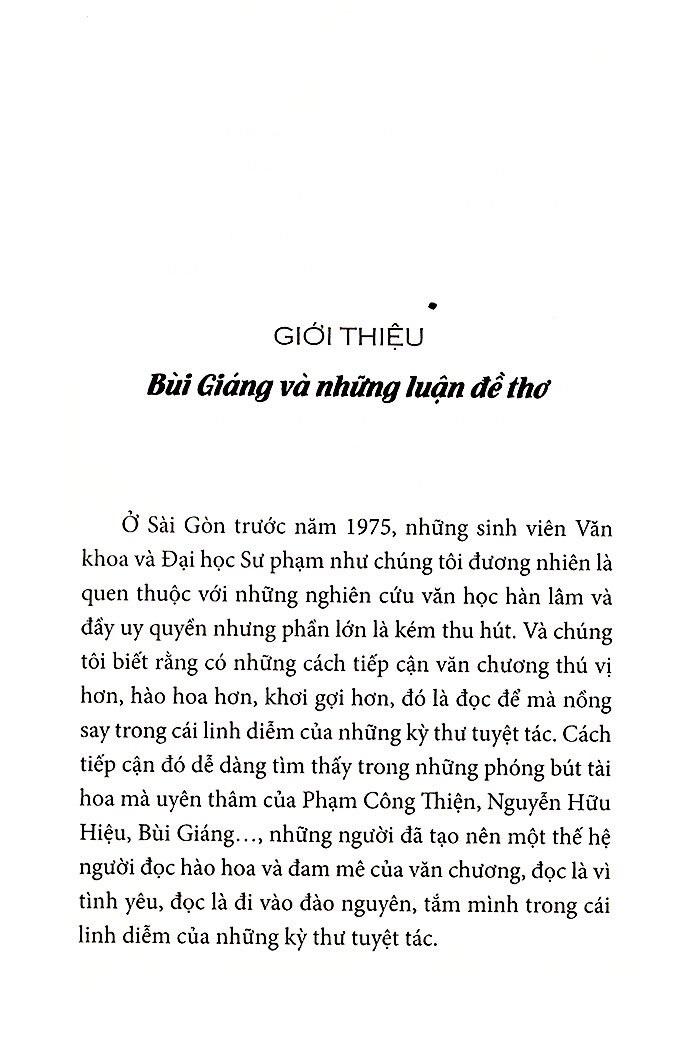 Bùi Giáng-Tuyển Tập Luận Đề