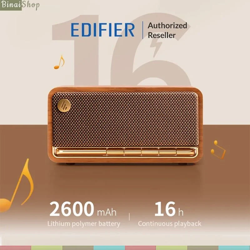 Edifier MP230 - Loa Bluetooth Cổ Điển, Công Suất 20W, Tương Thích Nhiều Thiết Bị - Hàng chính hãng