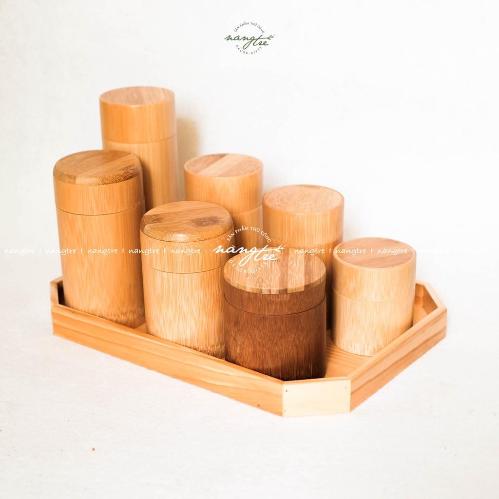 Hộp đựng bằng tre - hộp tre đựng trà - Bamboo tea box