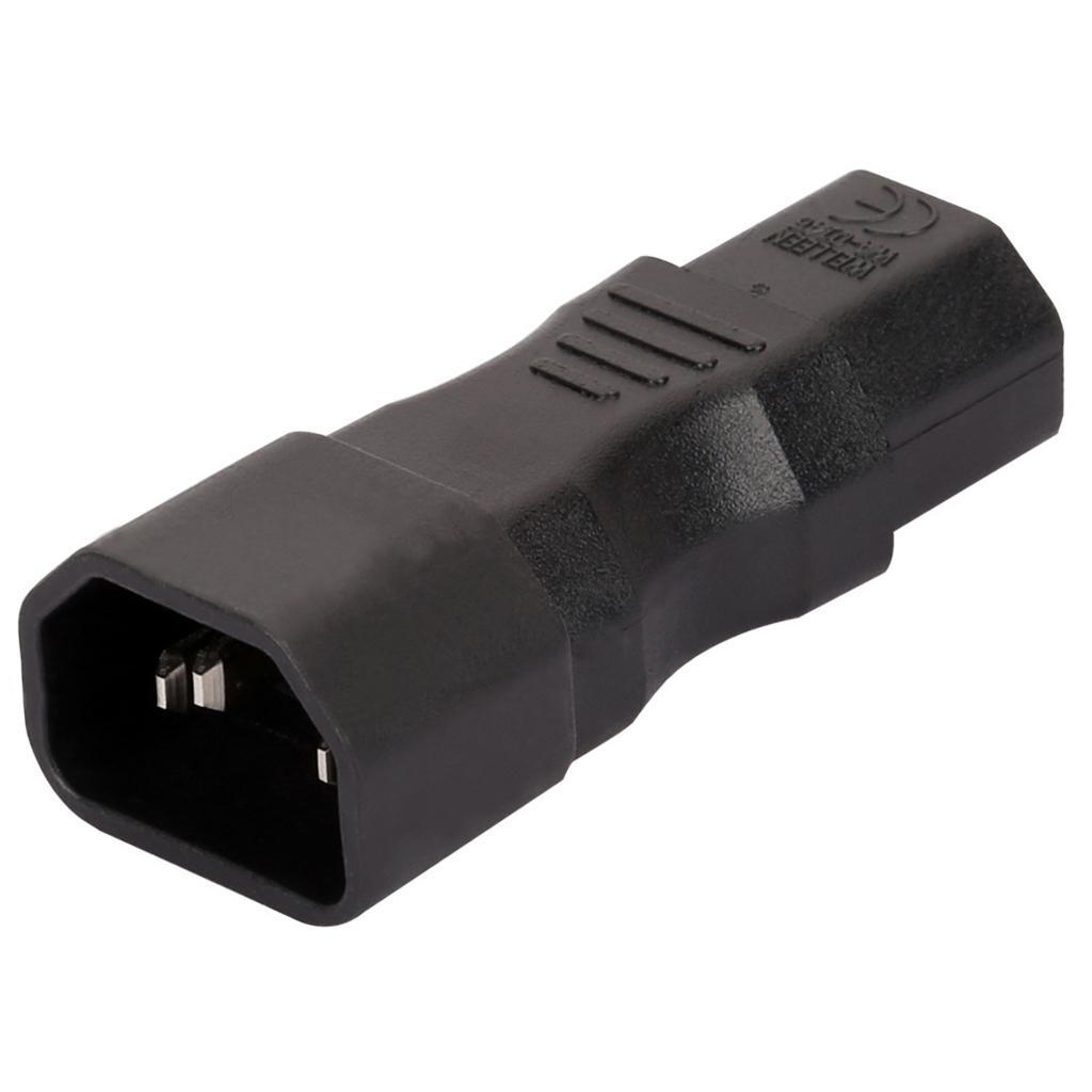 IEC 320 C14 Male to C13 Plug Female Power Plug Converter Power Adapter