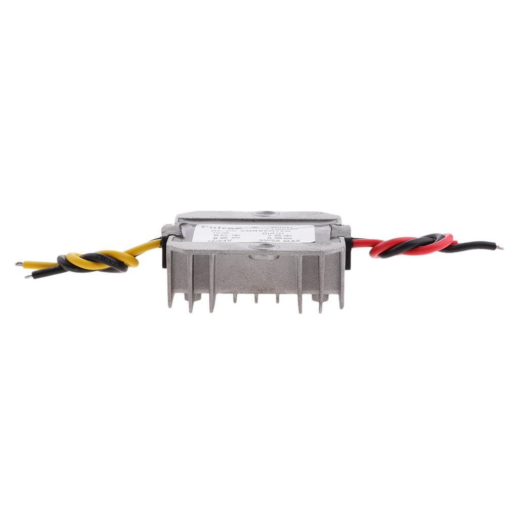 Waterproof DC-DC Converter Buck 12V/24V To 5V 5A 25W Car Power