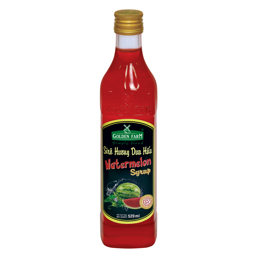 Siro giải khát Golden Farm - Dưa hấu - 520ml