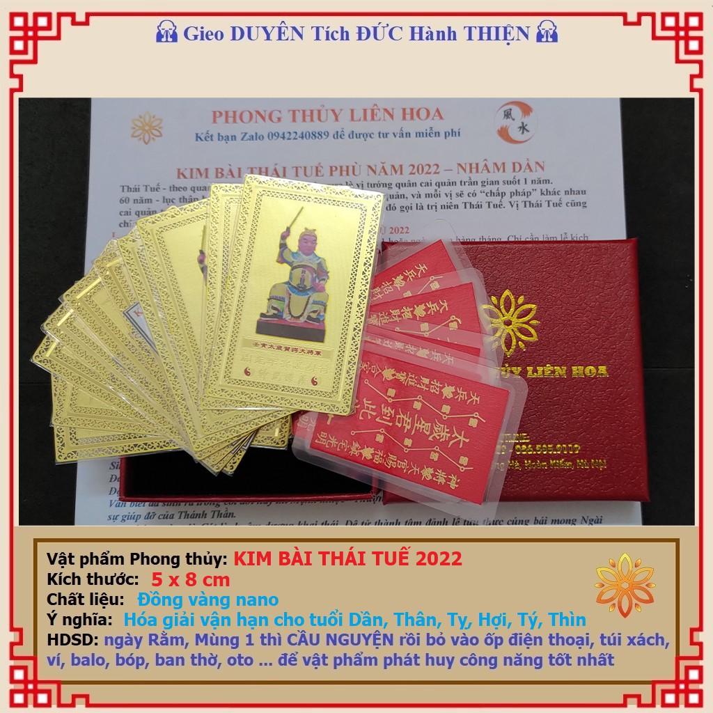 10 Kim Bài Thái Tuế năm 2022 - Tặng 5 Thái Tuế Phù