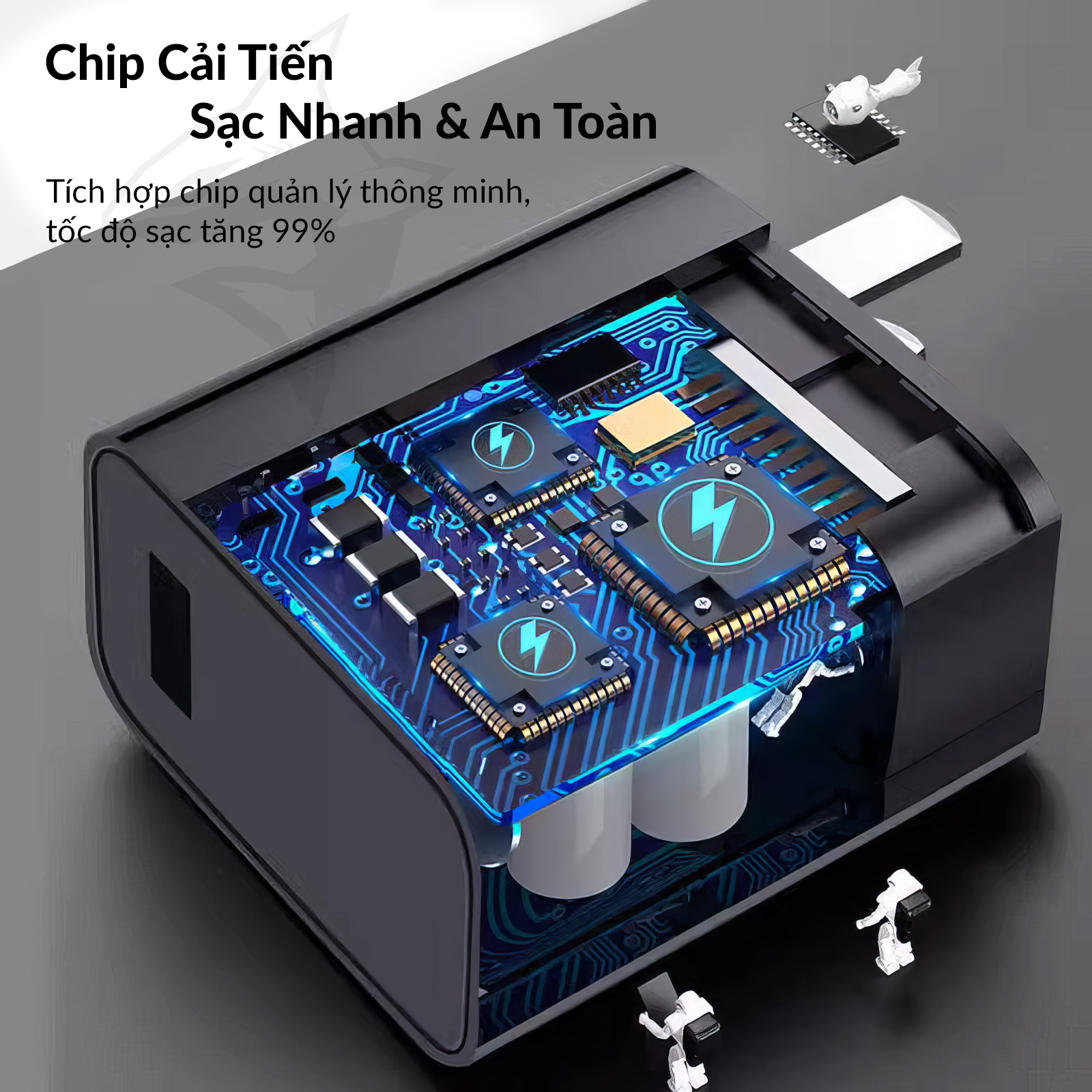 Củ Sạc Nhanh Black Shark 27W MDY-10-EH 【Bảo Vệ Đa Chức Năng ◆ QC 4.0 ◆ Chip Quản Lý Điện Năng Thông Minh】 - Hàng Chính Hãng