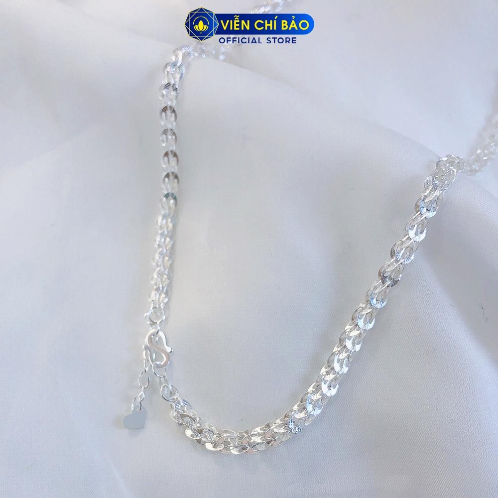 Dây chuyền bạc nữ Đuôi Phụng vòng cổ chất liệu bạc 925 thời thời trang phụ kiện trang sức nữ Viễn Chí Bảo D400256