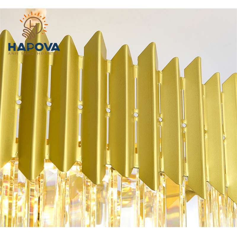 Đèn chùm pha lê, đèn trần trang trí HAPOVA GINZI 0910 Đường kính 800mm