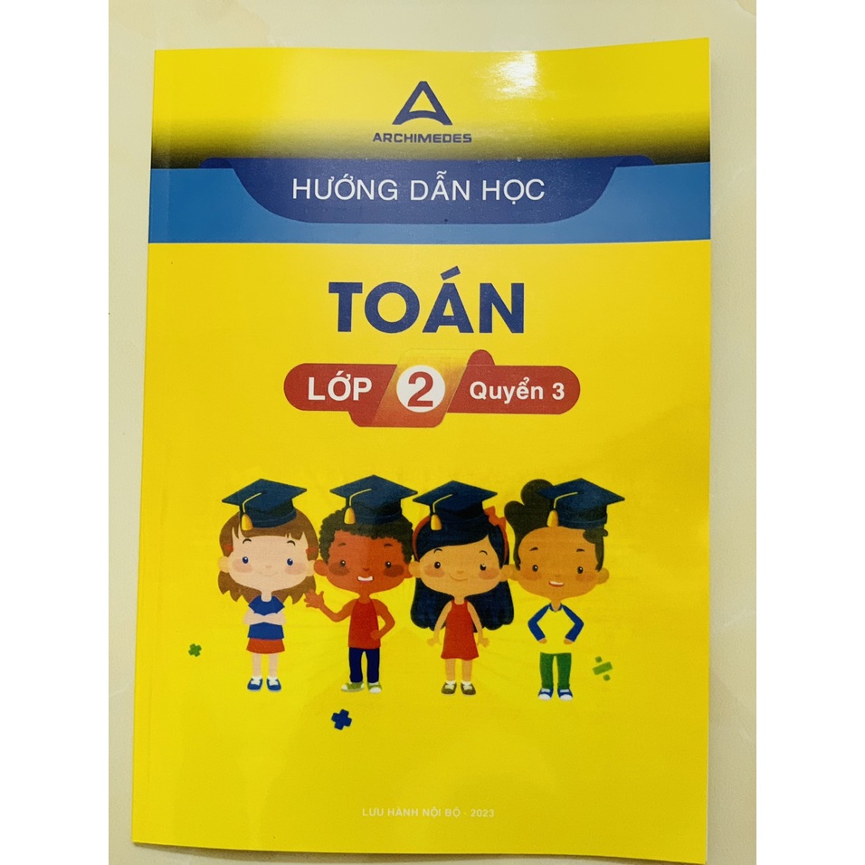 Sách - Combo 4 cuốn Hướng dẫn học toán lớp 2 (trường Archimedes school )