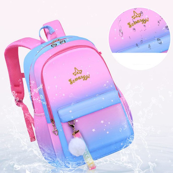 Balo Học Sinh, Balo Nữ Họa Tiết Dễ Thương size 41cm
