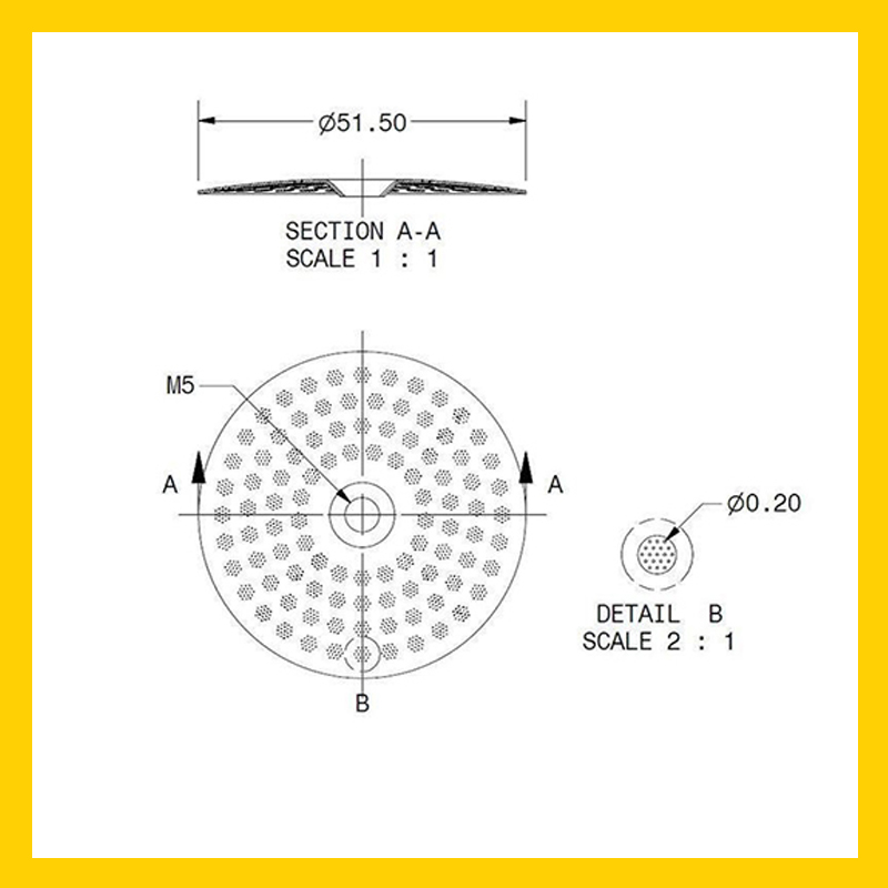 Shower iMS | Lưới lọc IMS cho đầu group máy pha cà phê espresso