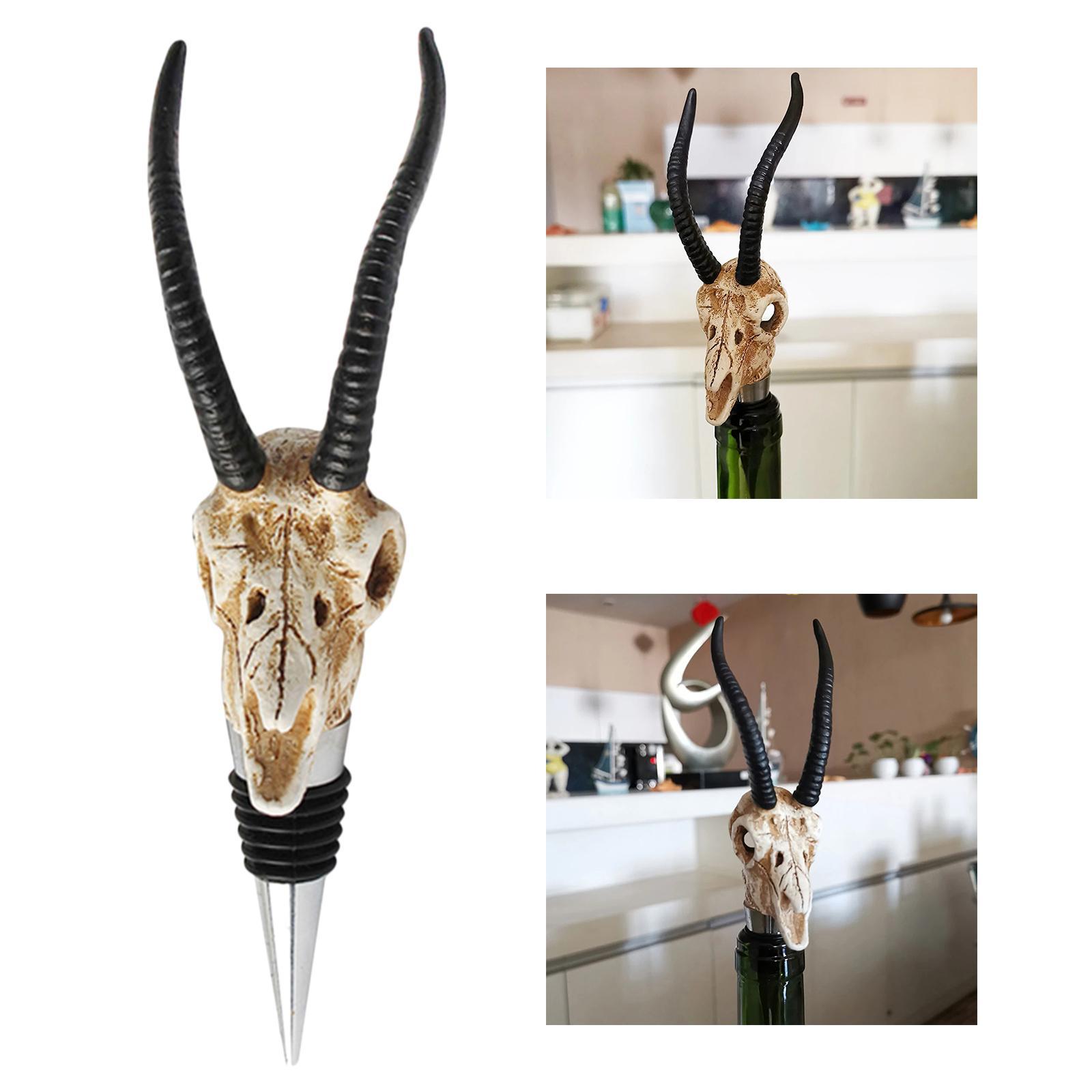 Animal Skull Red Wine Bottle Stopper Wine Bottle Corks for Wedding Leakproof