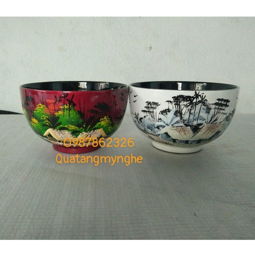 Bát gỗ sơn mài